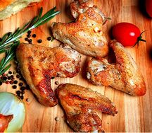Шашлык из куриных крылышек
