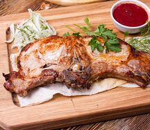 Шашлык из cвинoй корейки