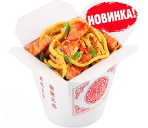 Лапша wok лосось в устричном соусе
