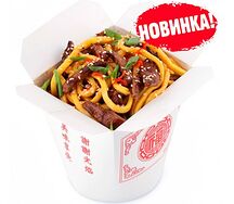 Лапша wok говядина в соусе терияки