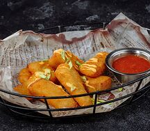 Жареный копченый сыр
