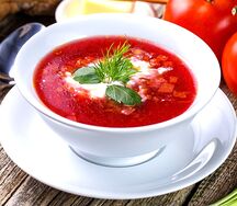 Борщ с говядиной