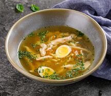 Домашний куриный суп