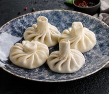 Хинкали с говядиной и свининой 