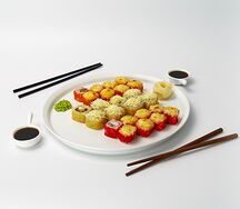 Сет хитовый из запеченных роллов