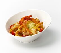 Салат Цезарь с креветкой