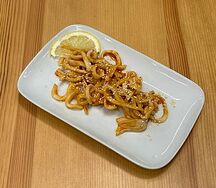 Кальмары в соусе кимчи