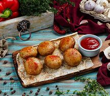 Шампиньоны на мангале