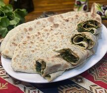 Жингялов хац кутаб с зеленью