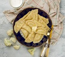 Вареники с цветной капустой