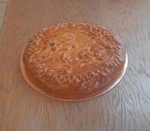 Пирог Грибы с сыром