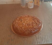 Пирог Картошка с грибами