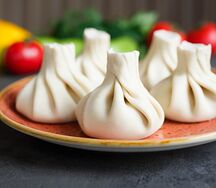Хинкали из свинины и говядины (полуфабрикат глубокой заморозки)