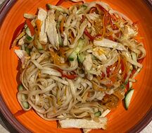 Лапша с курицей