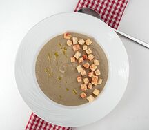 Суп-крем из белых грибов