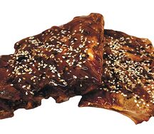 Ребра под соусом