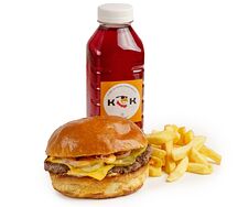 Комбо с бургером