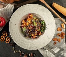 Салат с тыквой и брынзой