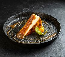 Баскский чизкейк с соленой карамелью