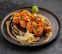 Запеченный ролл с острой креветкой