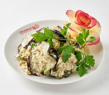 Салат из баклажанов с кинзой по-восточному