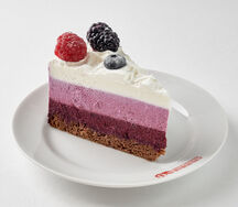 Торт Творожно-черничное суфле