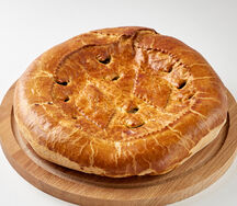 Пирог с мясом цыпленка Целый