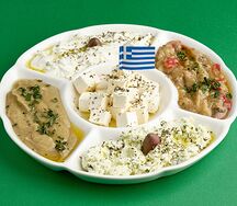 Ассорти 5 холодных закусок из феты