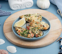 Запеченные мидии