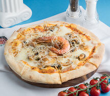 Пицца с морепродуктами