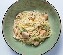 Паста с лососем