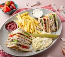 Клаб-сэндвич с курицей