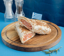 Грик-ролл с лососем