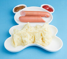 Сосиски детские с пюре