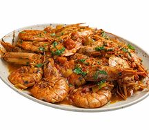 Греческие креветки Фламбе