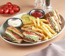 Клаб-сэндвич с говядиной