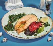 Стейк из лосося