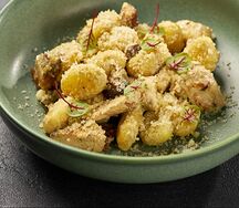 Ньокки с цыплёнком и грибами