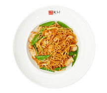 Жареная лапша с морепродуктами (250 гр)