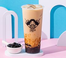 Чай улун молочный с карамельными тапиоками