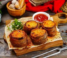 Картофель с беконом