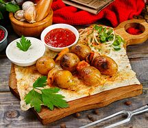 Картофель с салом