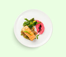 Запеченный лосось