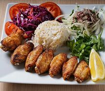 Шашлык из куриных крылышек