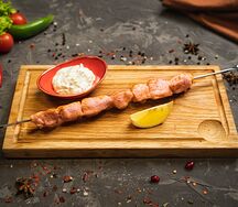 Шаш-кебаб из семги