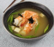 Мисо с креветками