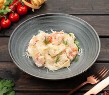 Паста с креветками