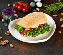 Сэндвич с лососем