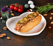 Хот-дог с говядиной и свининой