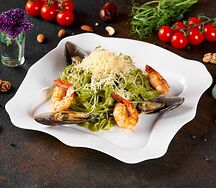 Тальятелле с морепродуктами